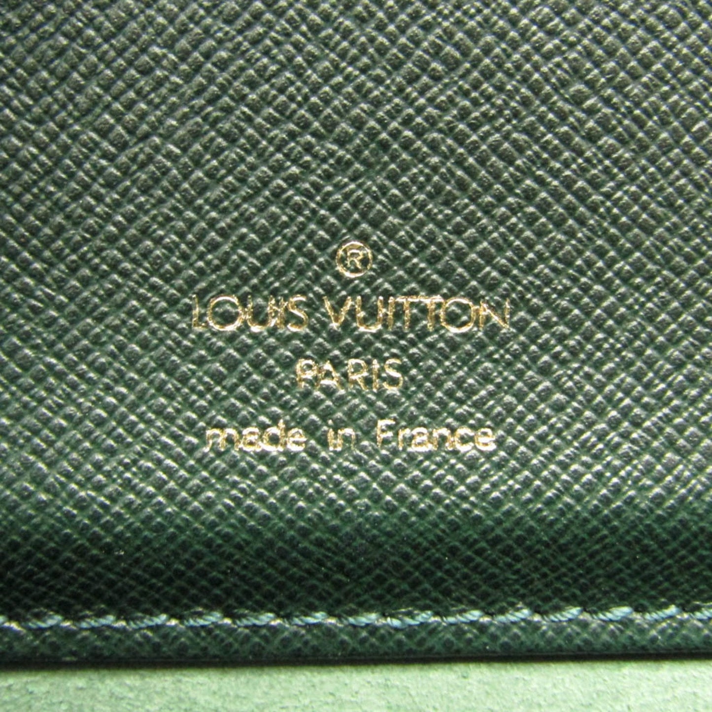 Louis Vuitton Taiga Green Leather Briefcase Bag
