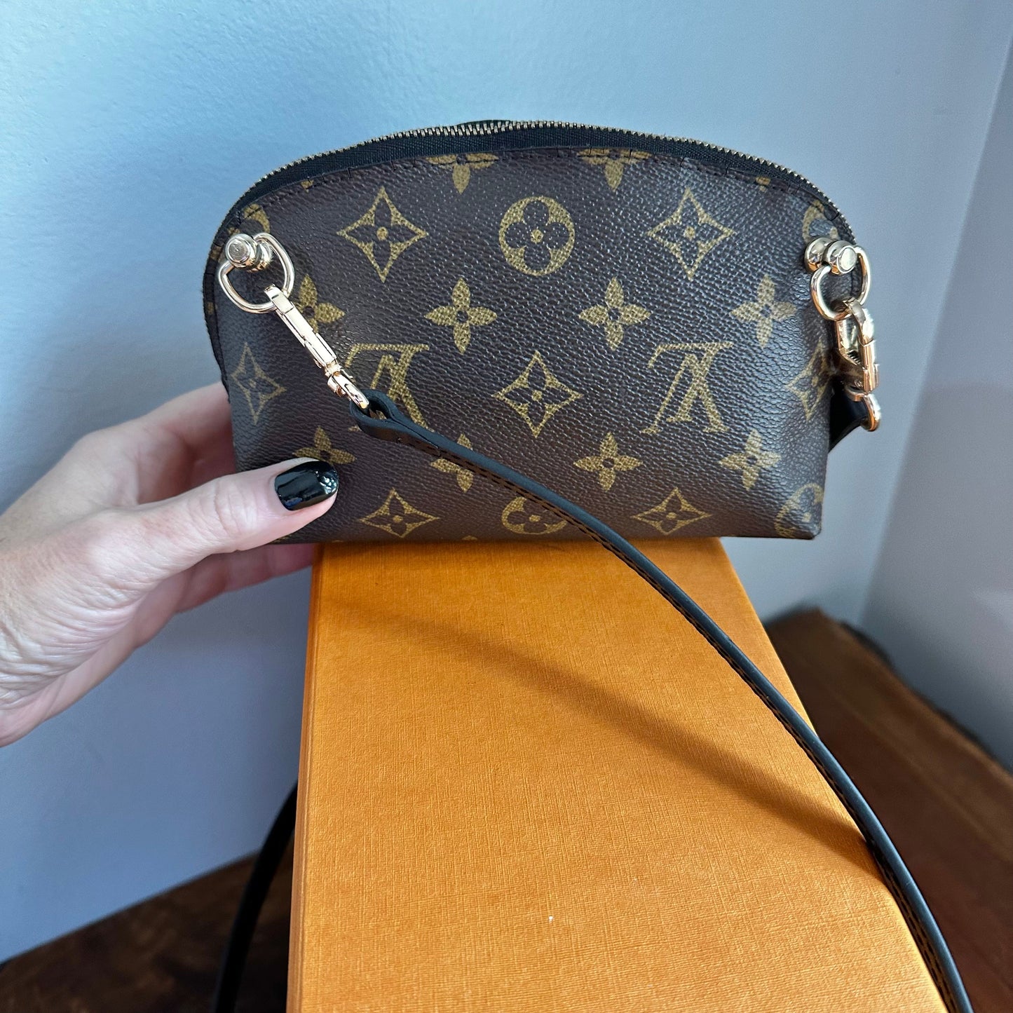The Junco Crossbody -Orvis bags Monogram in Black Fringe