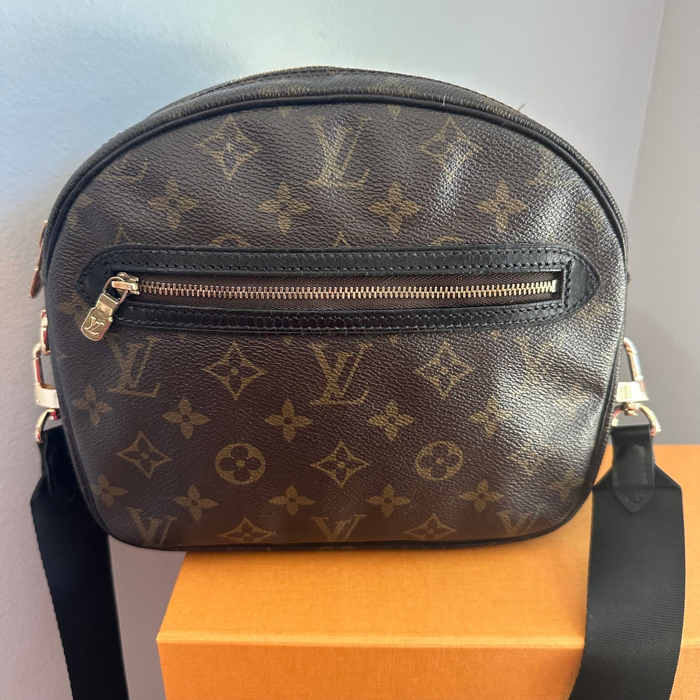 The Cockatiel Crossbody -Orvis bags LV Monogram in Black