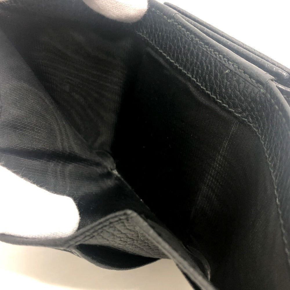 Gucci Black Leather Wallet (Tri-Fold)