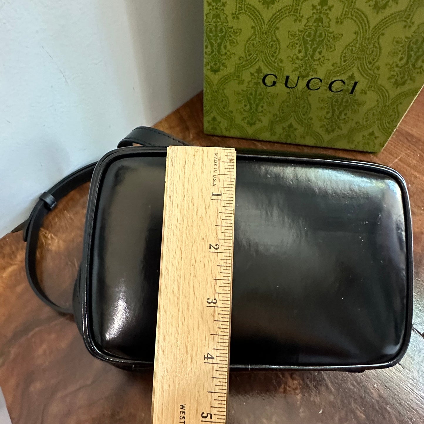The Junco Crossbody/Clutch -Orvis bags Gucci Bamboo Cosmetic Bag in Black Leather