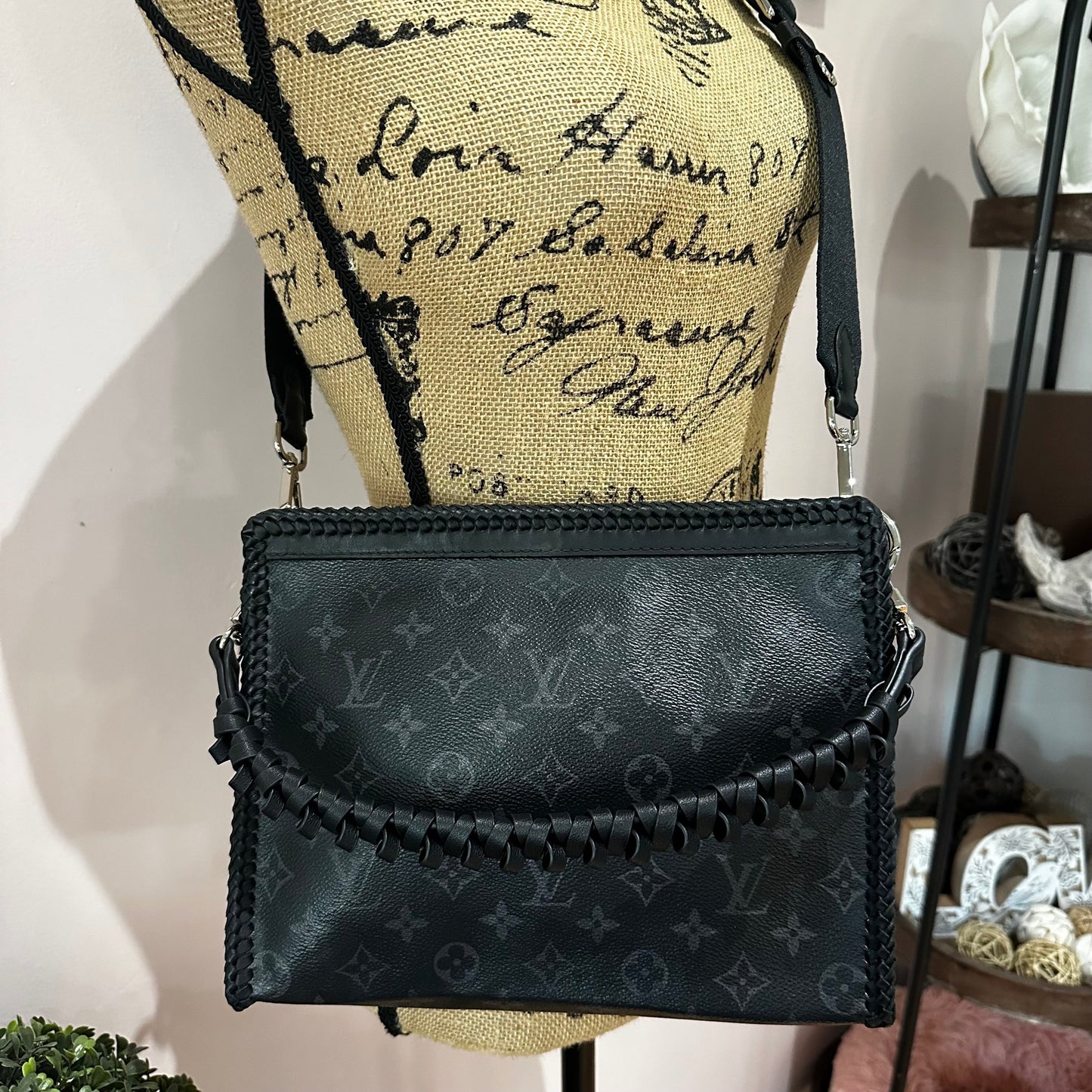 The Swan Crossbody -Orvis bags Monogram Eclipse
