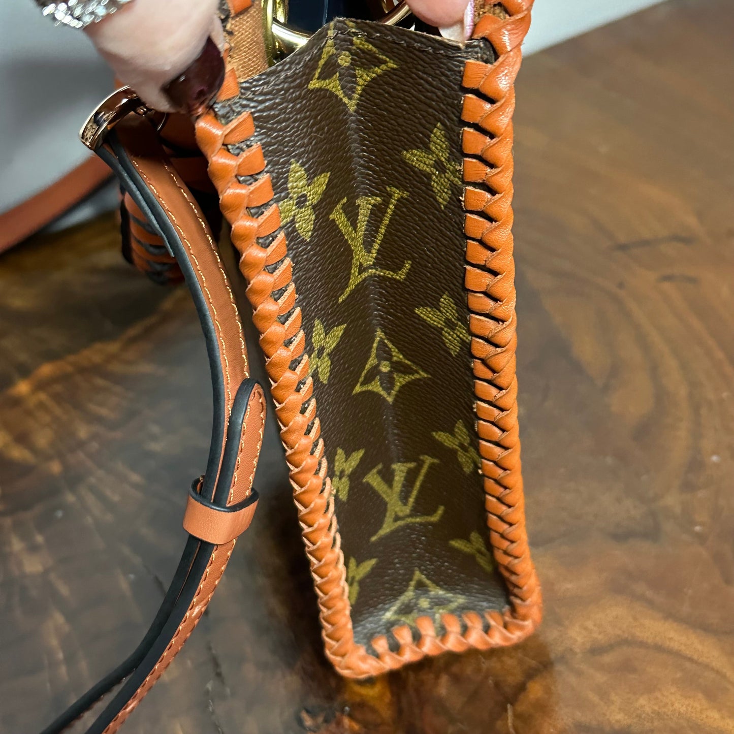 The Swan Crossbody -Orvis bags LV Monogram in Whiskey