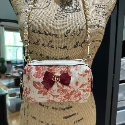 The Junco Crossbody - Gucci GG Floral Bow Bag
