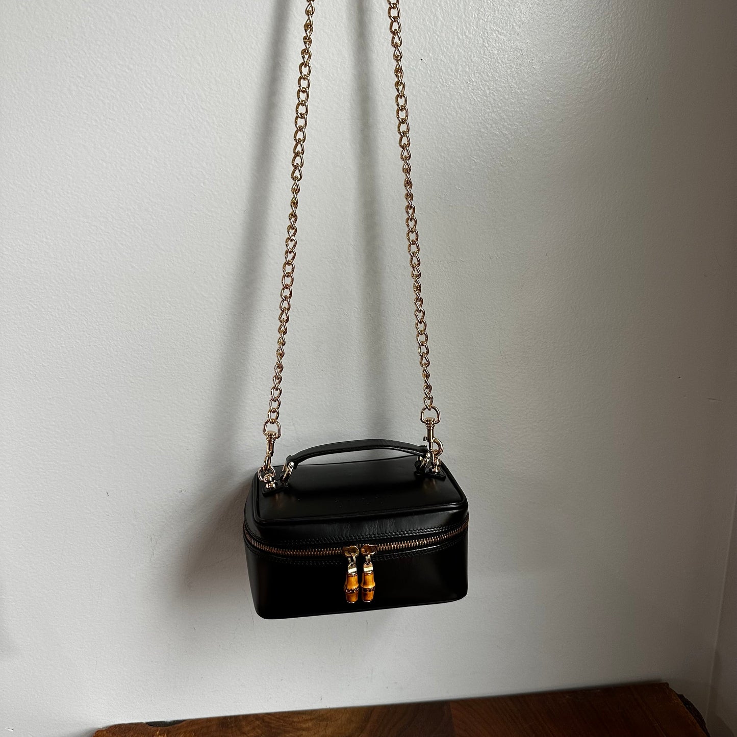 The Junco Crossbody/Clutch -Orvis bags Gucci Bamboo Cosmetic Bag in Black Leather
