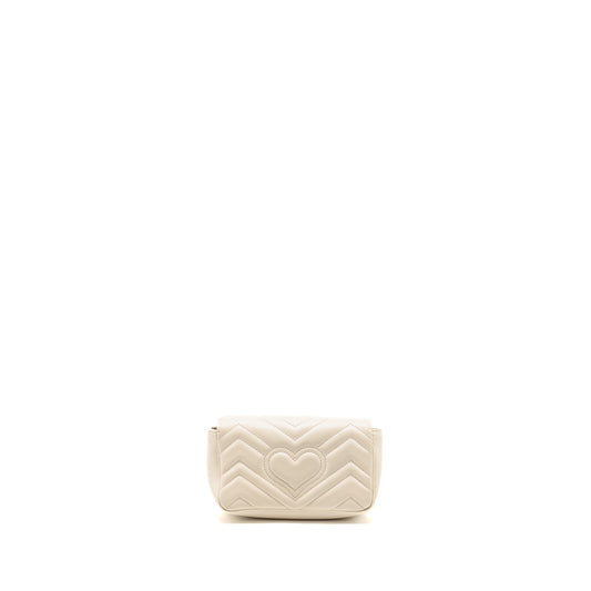 Gucci GG Marmont Super Mini Calfskin White