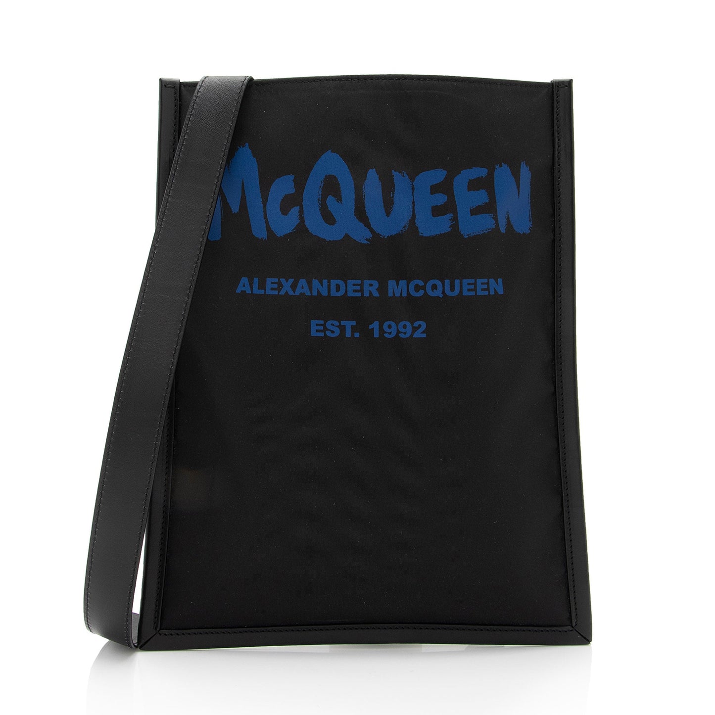 Alexander McQueen Nylon Graffiti Edge Mini Crossbody