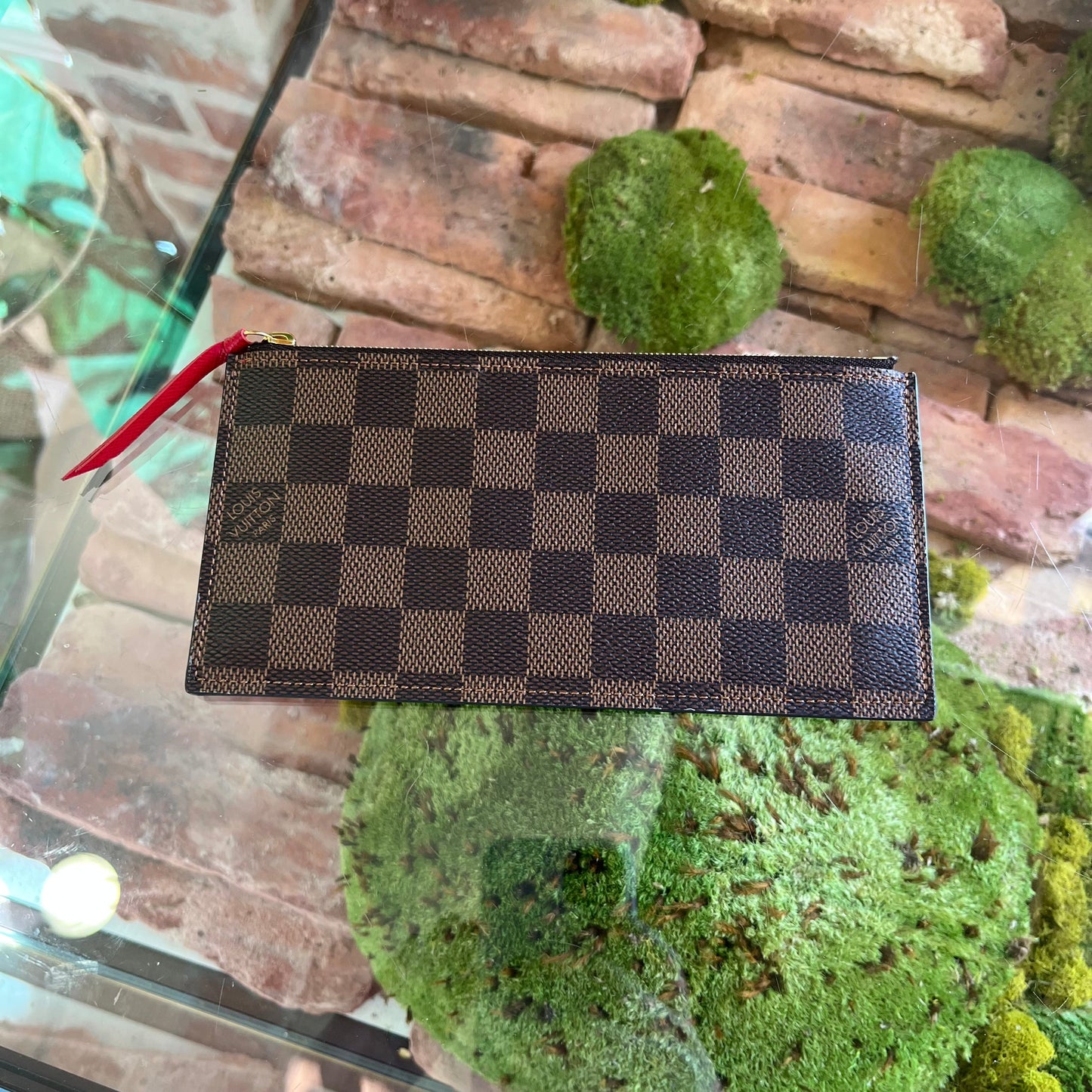 LOUIS VUITTON Felicie Pochette Damier Ebene Shoulder Bag