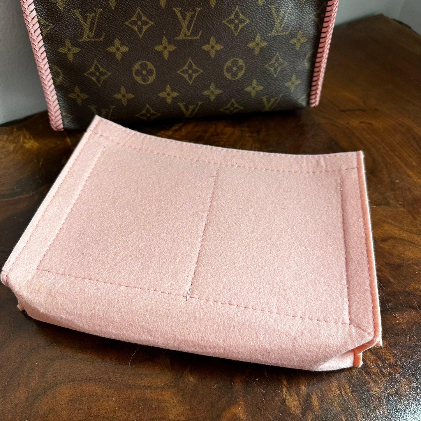 The Swan Crossbody -Orvis bags Monogram in Pale Pink