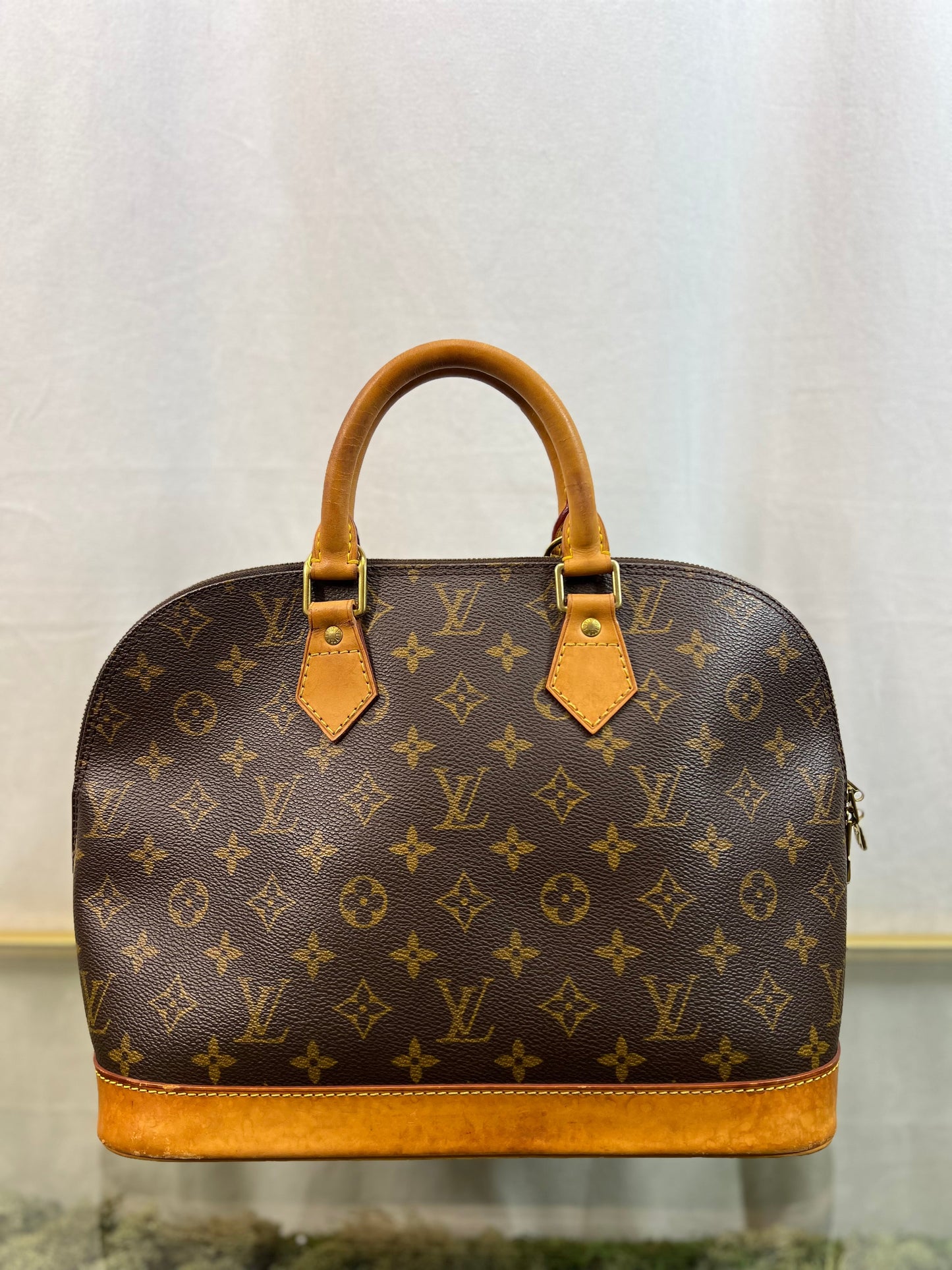 LOUIS VUITTON Monogram Alma PM Satchel