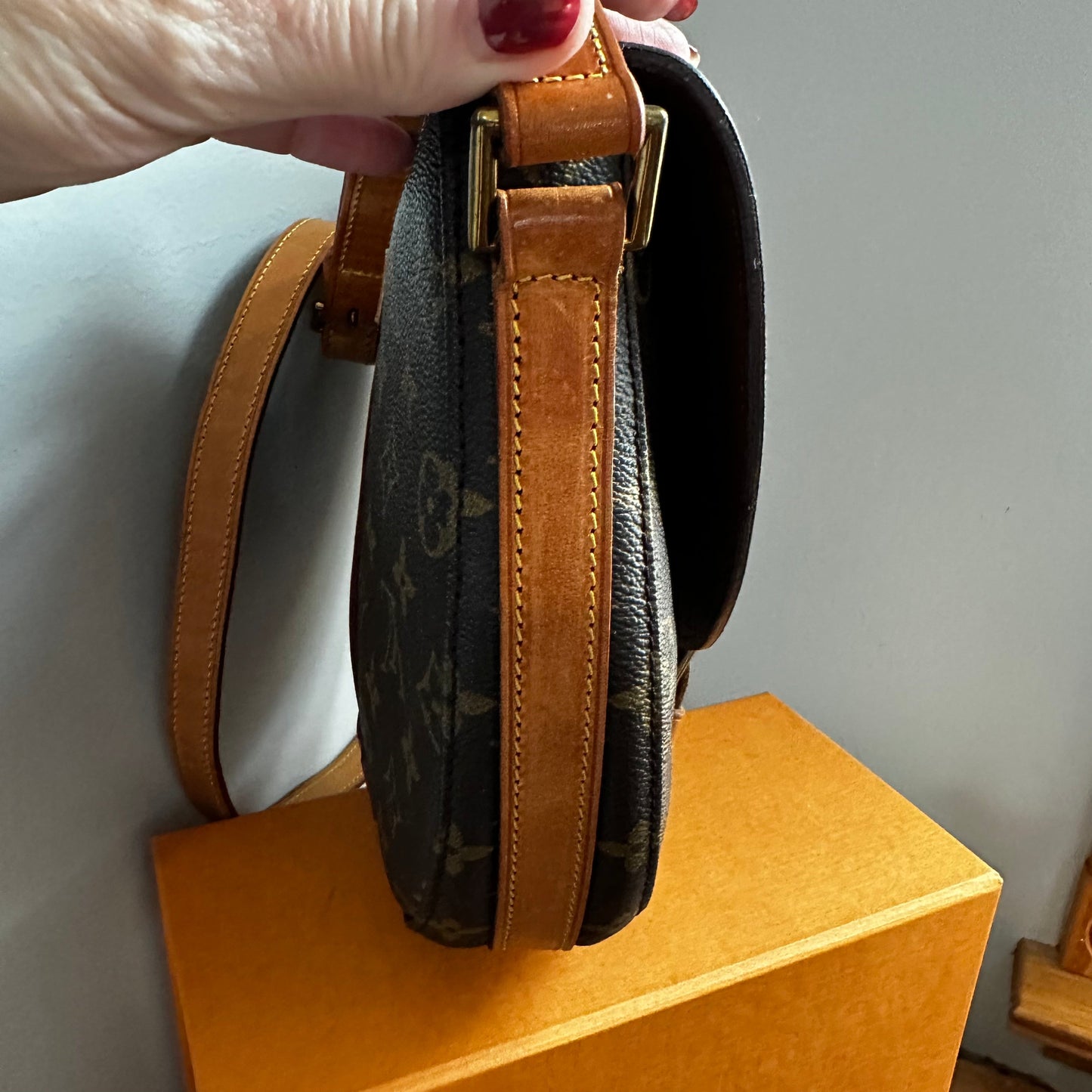 The Dove Crossbody -Orvis bags LV Monogram in Vachetta