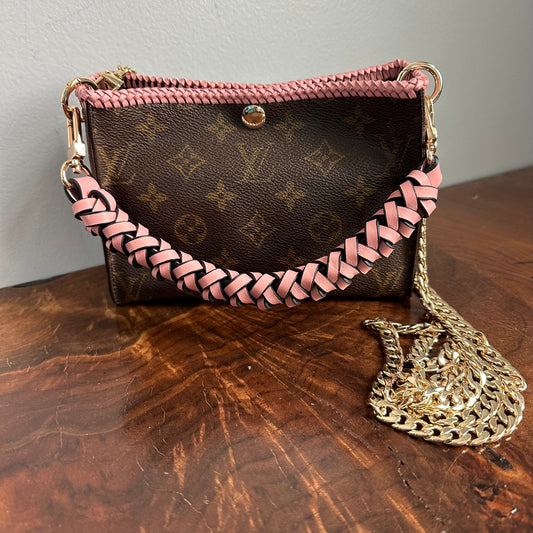 The Cygnet Crossbody Handbag -Orvis bags LV Monogram in Blush Pink