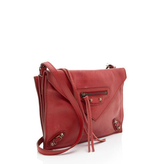 Balenciaga Leather Papier Triple Crossbody