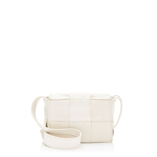 Bottega Veneta Calfskin Candy Cassette Crossbody (SHF-8XUpjP)