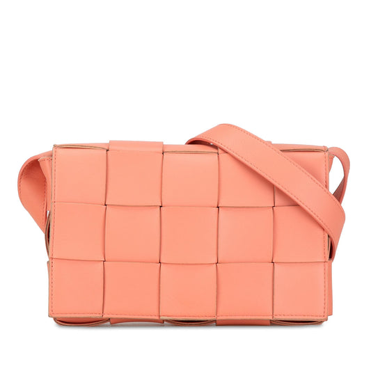 Bottega Veneta Calfskin Intrecciato Cassette Crossbody