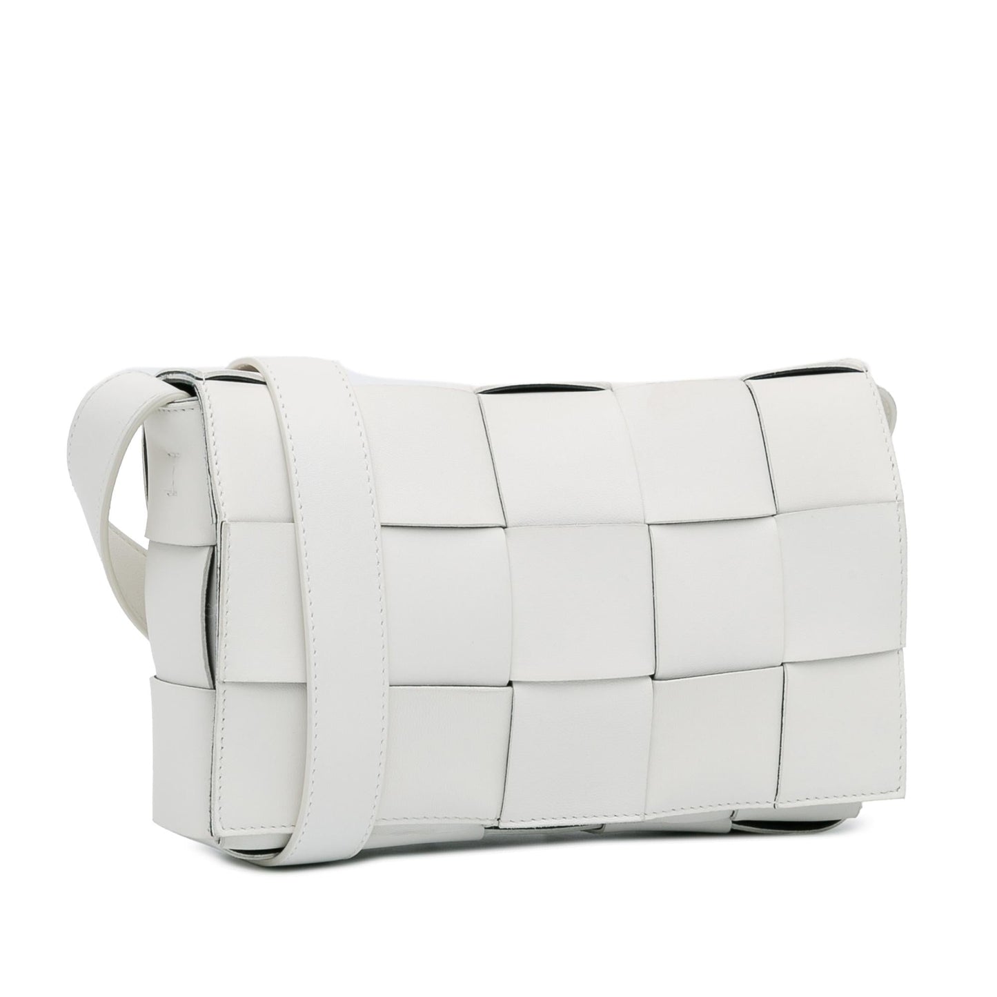 Bottega Veneta Calfskin Intrecciato Cassette Crossbody (SHG-F2bVdG)
