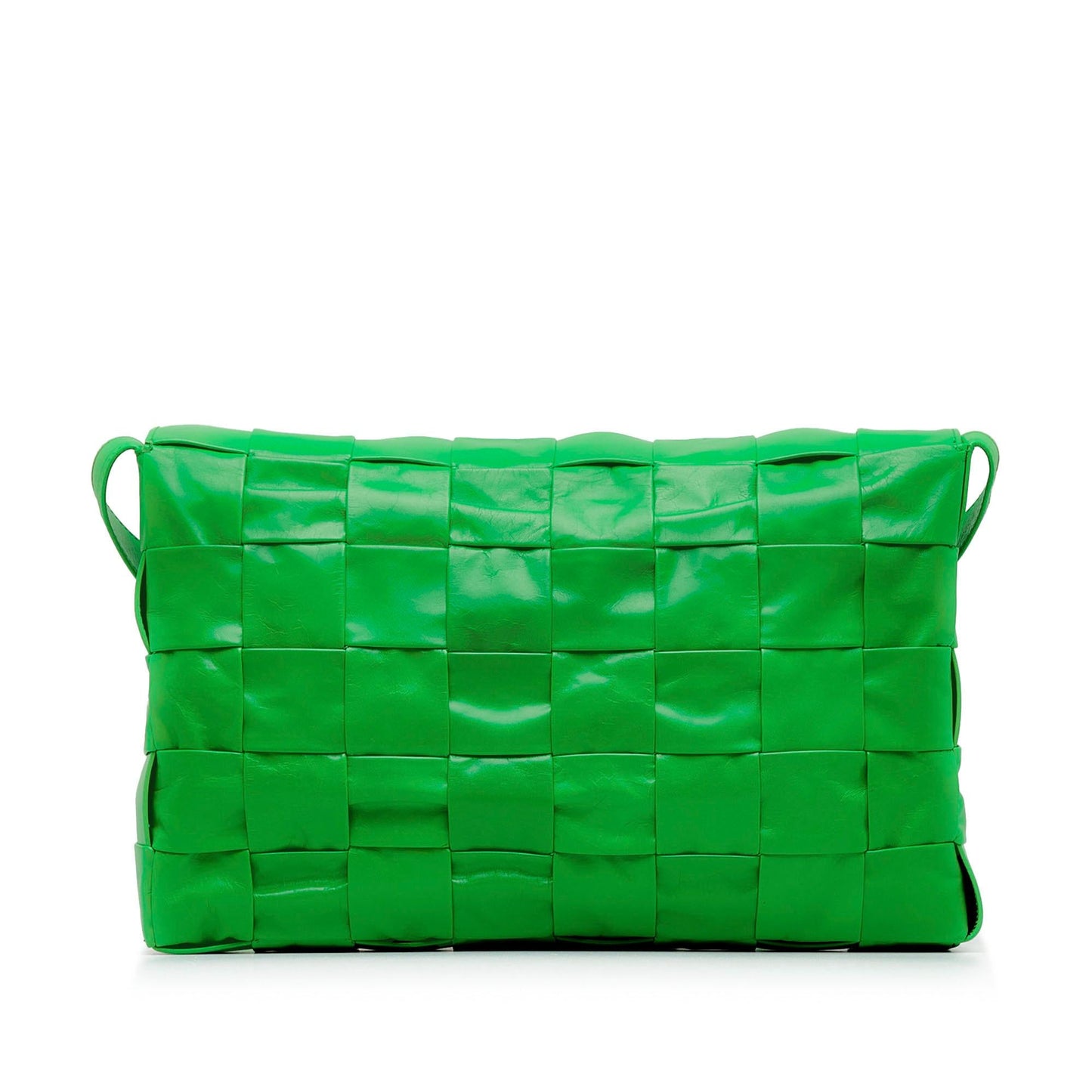 Bottega Veneta Maxi Calfskin Intrecciato Cassette Crossbody (SHG-6jhLb8)