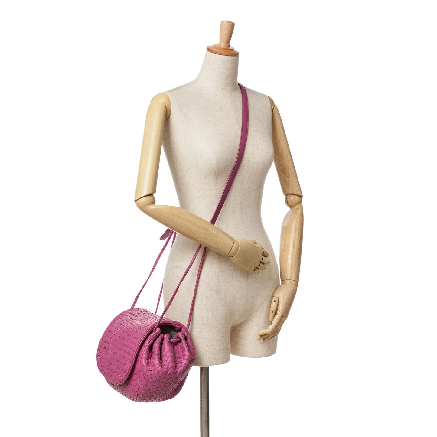 Bottega Veneta Nappa Intrecciato Flap Crossbody