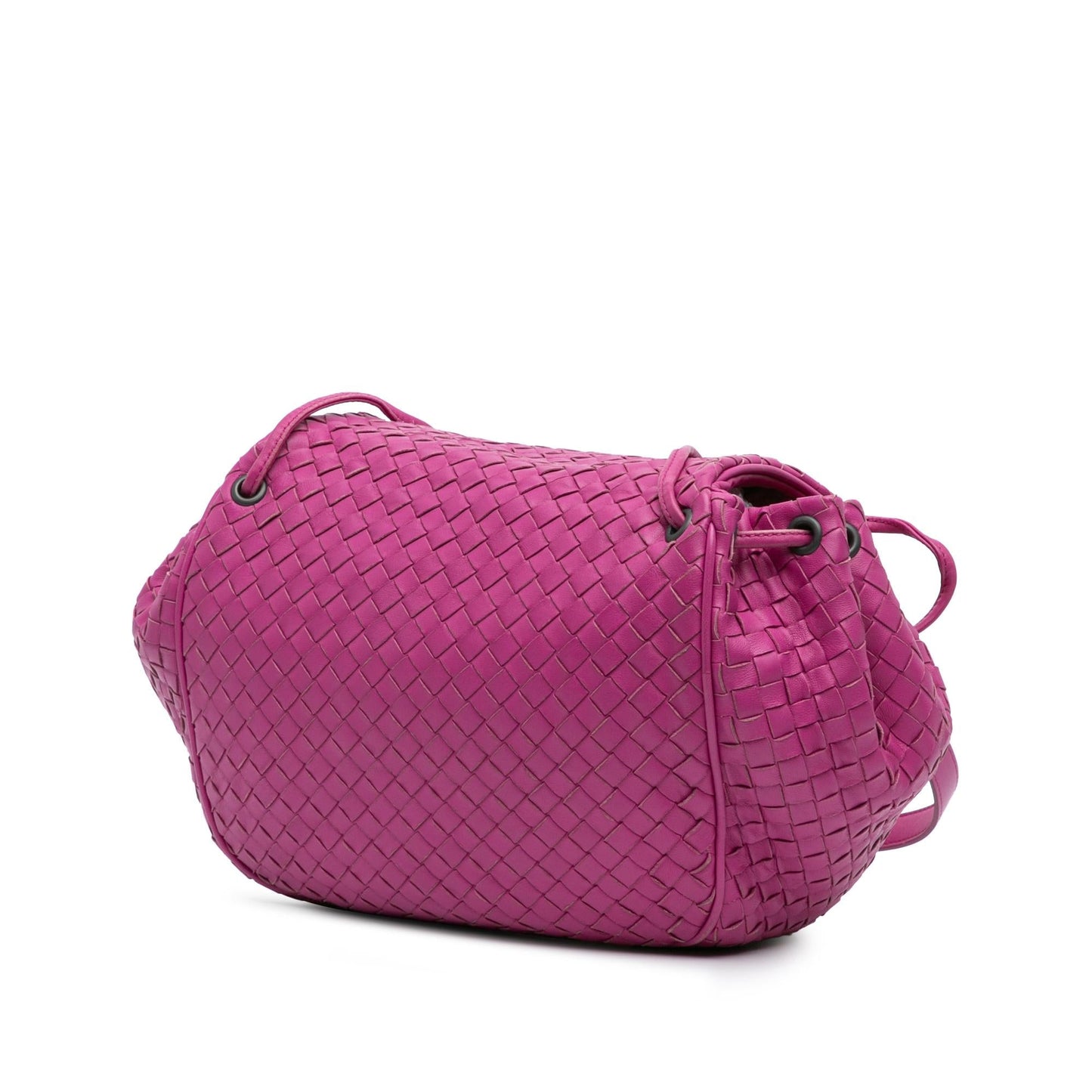 Bottega Veneta Nappa Intrecciato Flap Crossbody