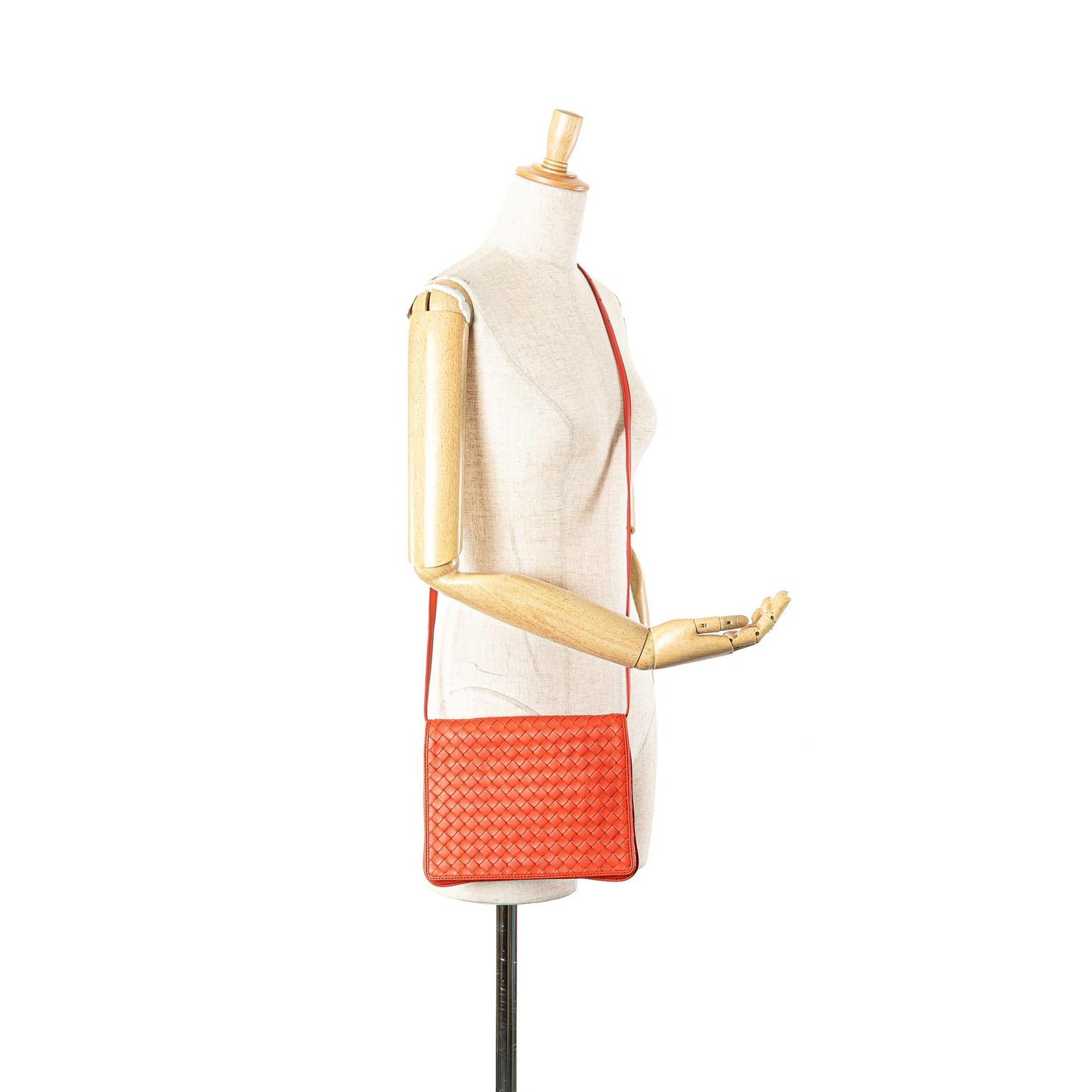 Bottega Veneta Nappa Intrecciato Flap Crossbody