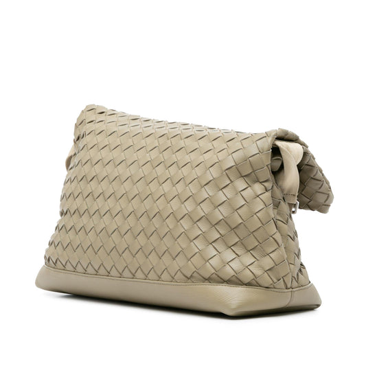 Bottega Veneta Nappa Intrecciato Fold Over Crossbody