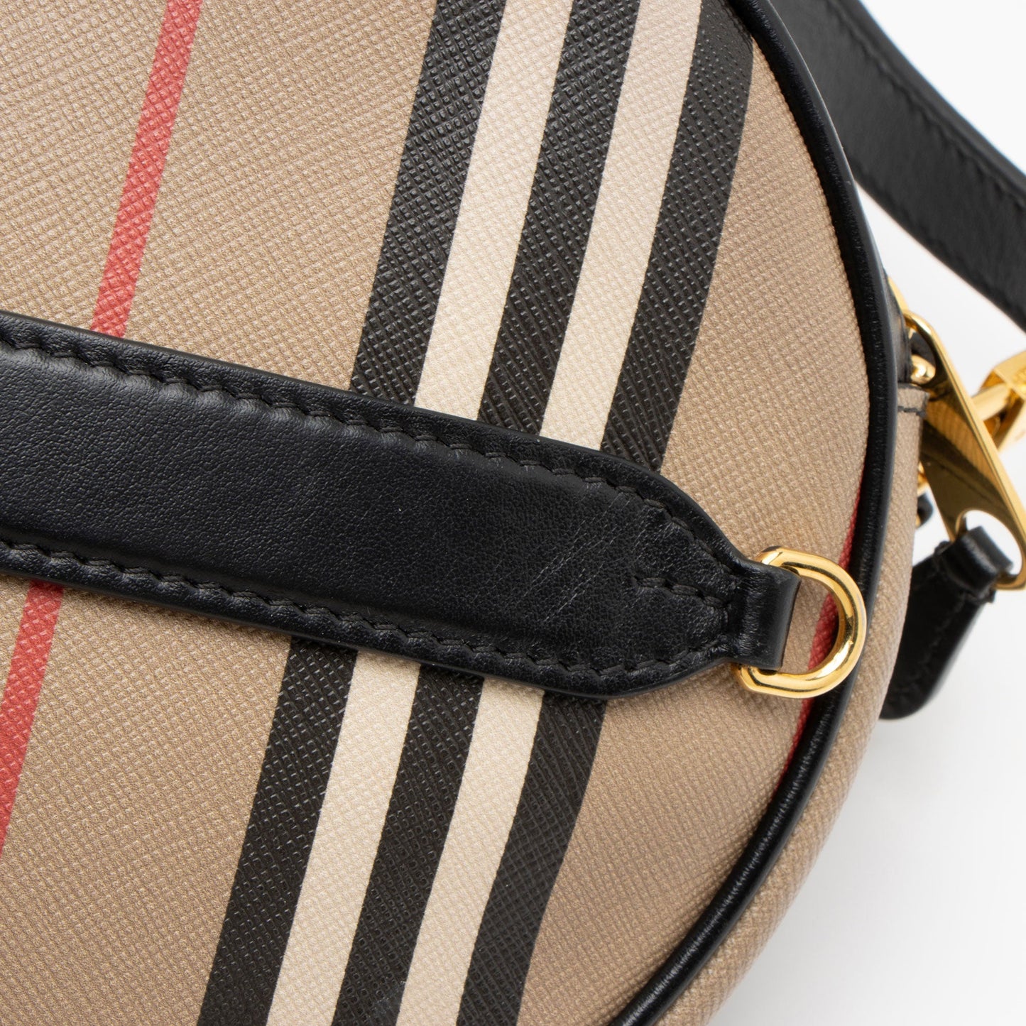 Burberry E-Canvas Icon Stripe Louise Mini Crossbody