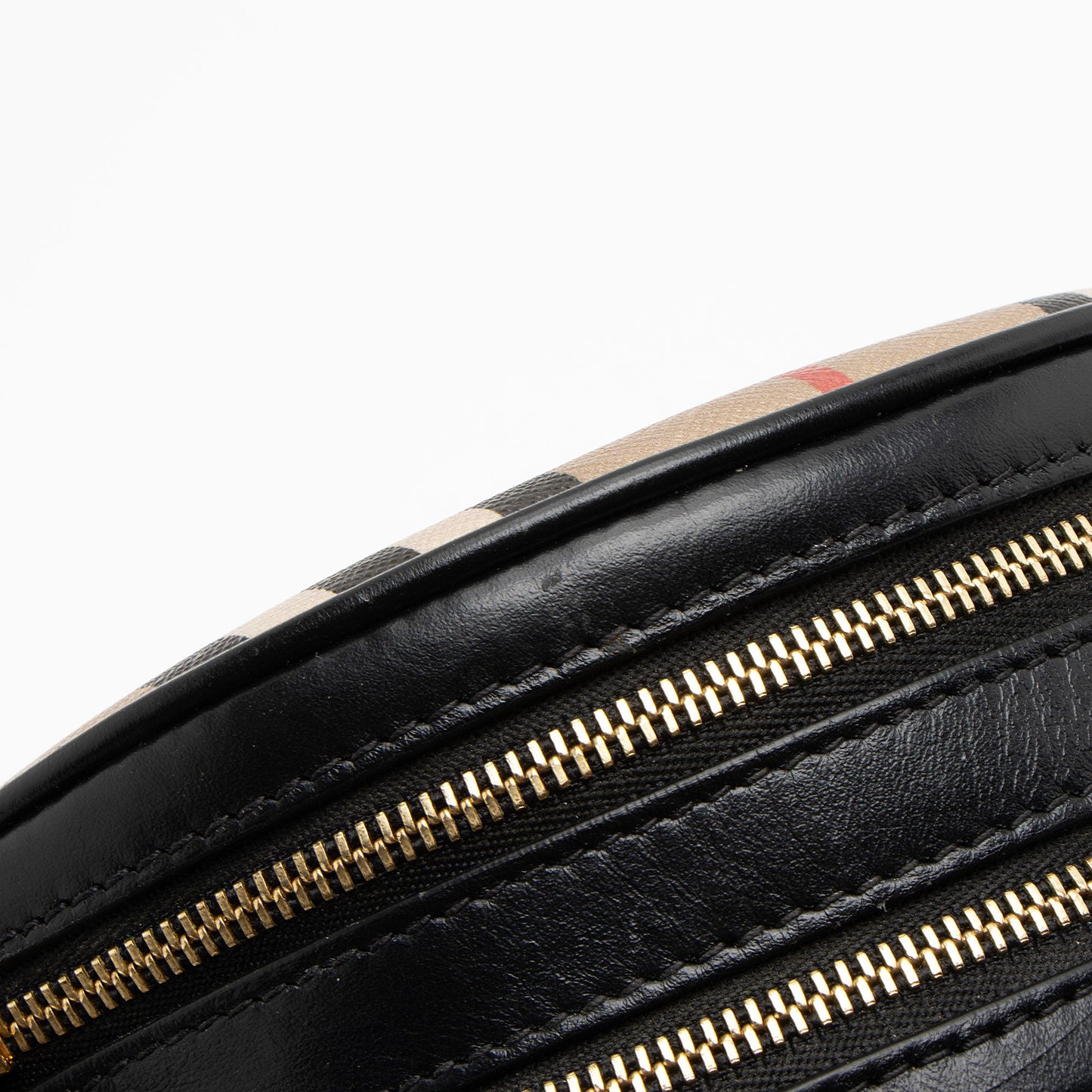 Burberry E-Canvas Icon Stripe Louise Mini Crossbody