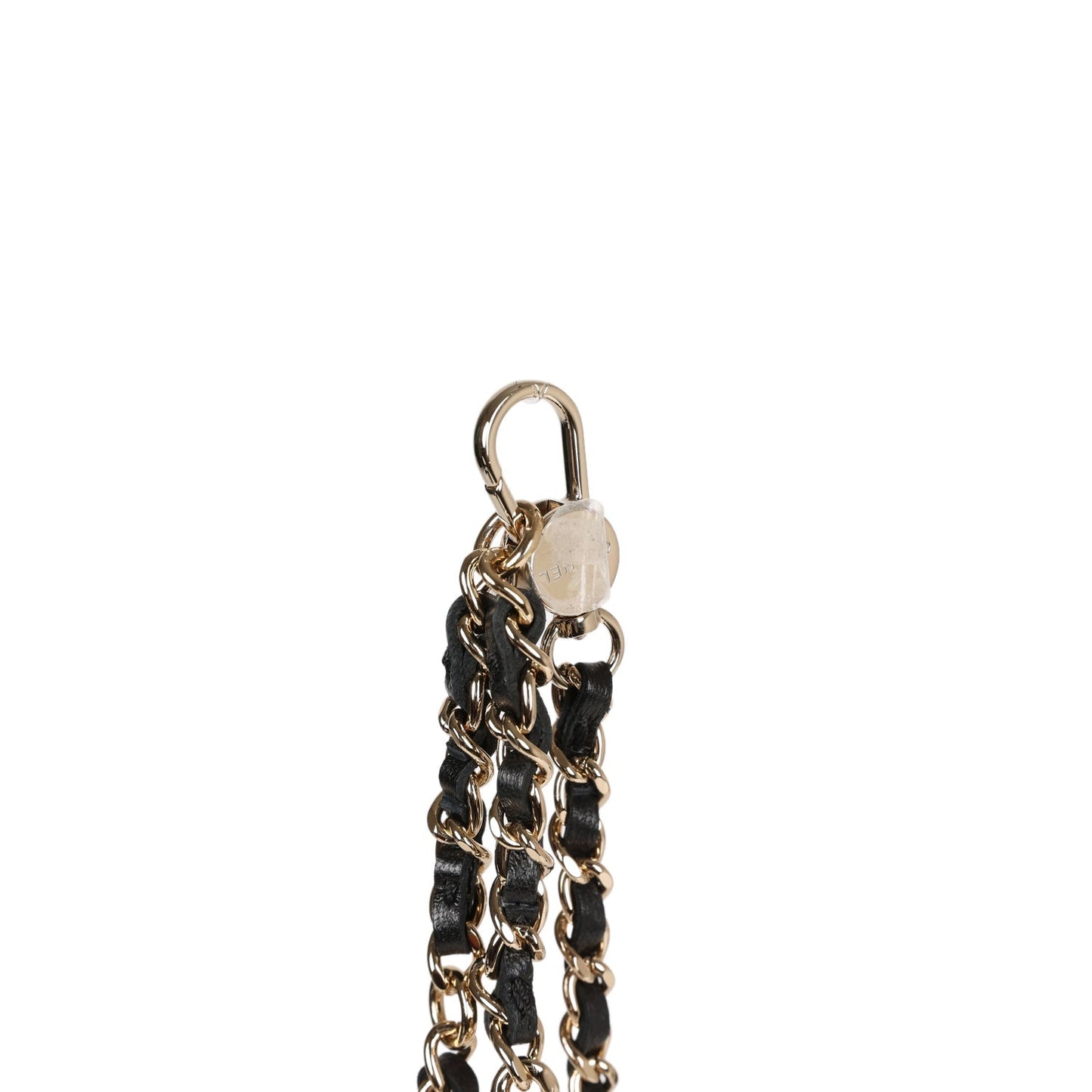 Chanel Camellia Embossed Belt Bag Black Lambskin Light Gold Hardware