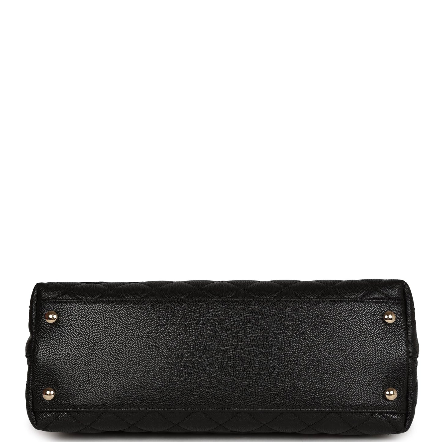 Chanel Small Coco Handle Flap Bag Black Caviar Gold Hardware
