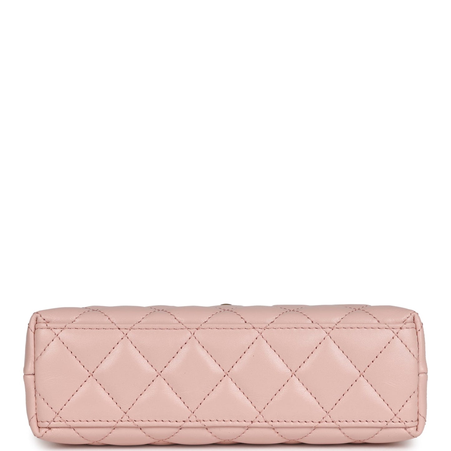 Chanel Small Kelly Shopper Light Pink Shiny Aged Calfskin Brushed Gold Hardware