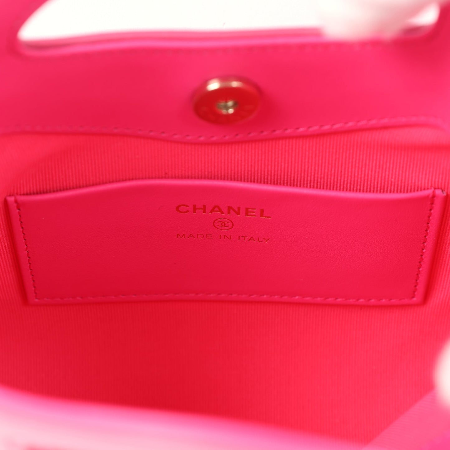 Chanel Nano 31 Shopper Hot Pink Shiny Aged Calfskin Gold Hardware