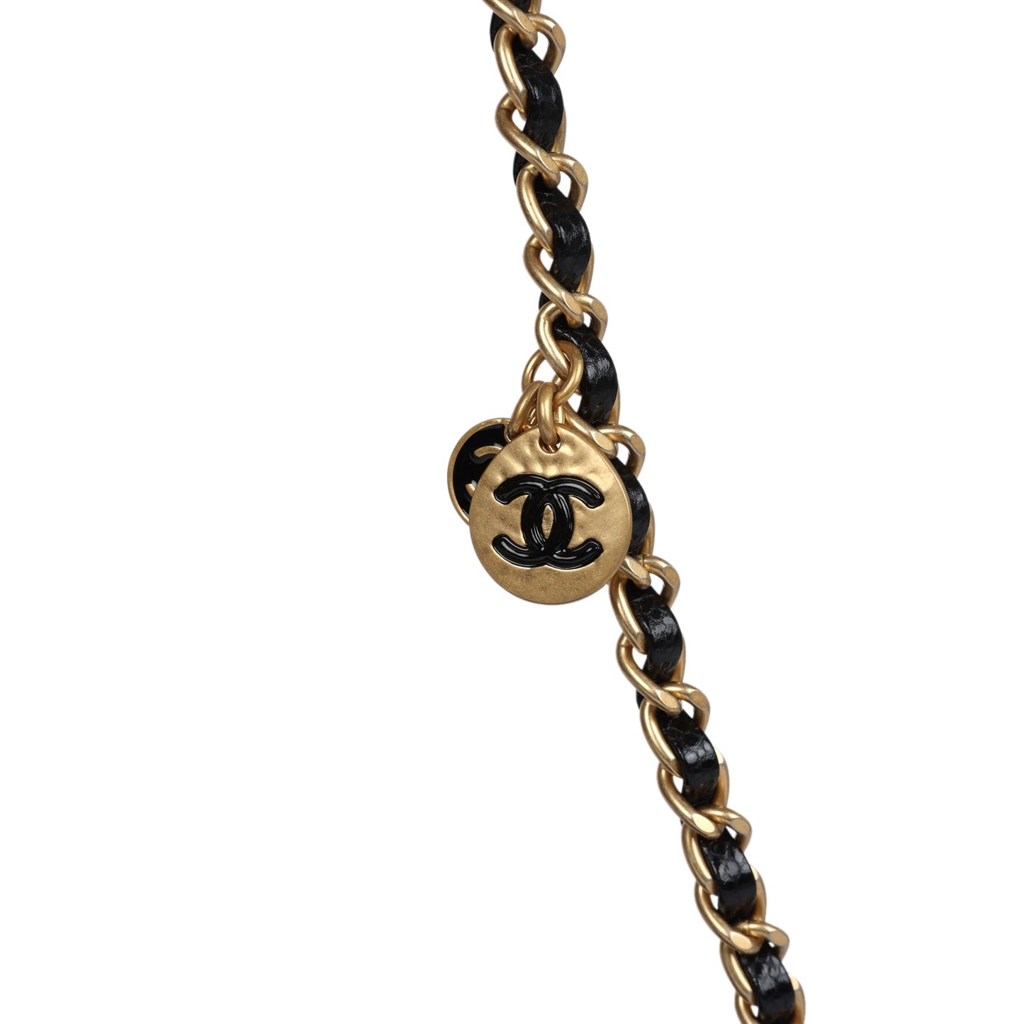 Chanel Small Flap Bag Black Shiny Grained Calfskin Brushed Gold Hardware
