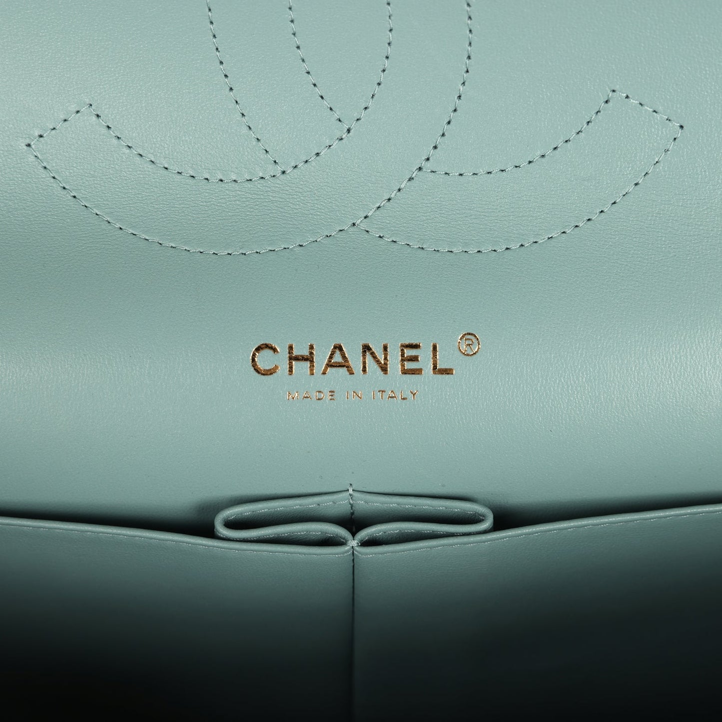 Chanel Jumbo Classic Double Flap Bag Light Green Caviar Light Gold Hardware