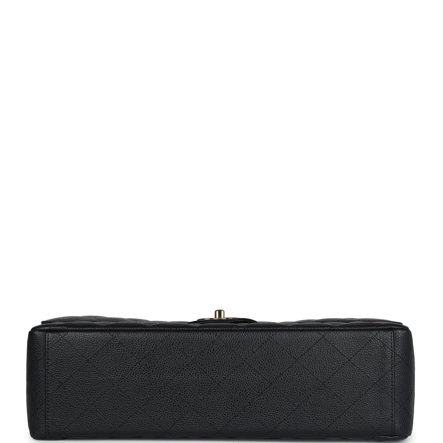 Chanel Maxi Classic Double Flap Bag Black Caviar Gold Hardware