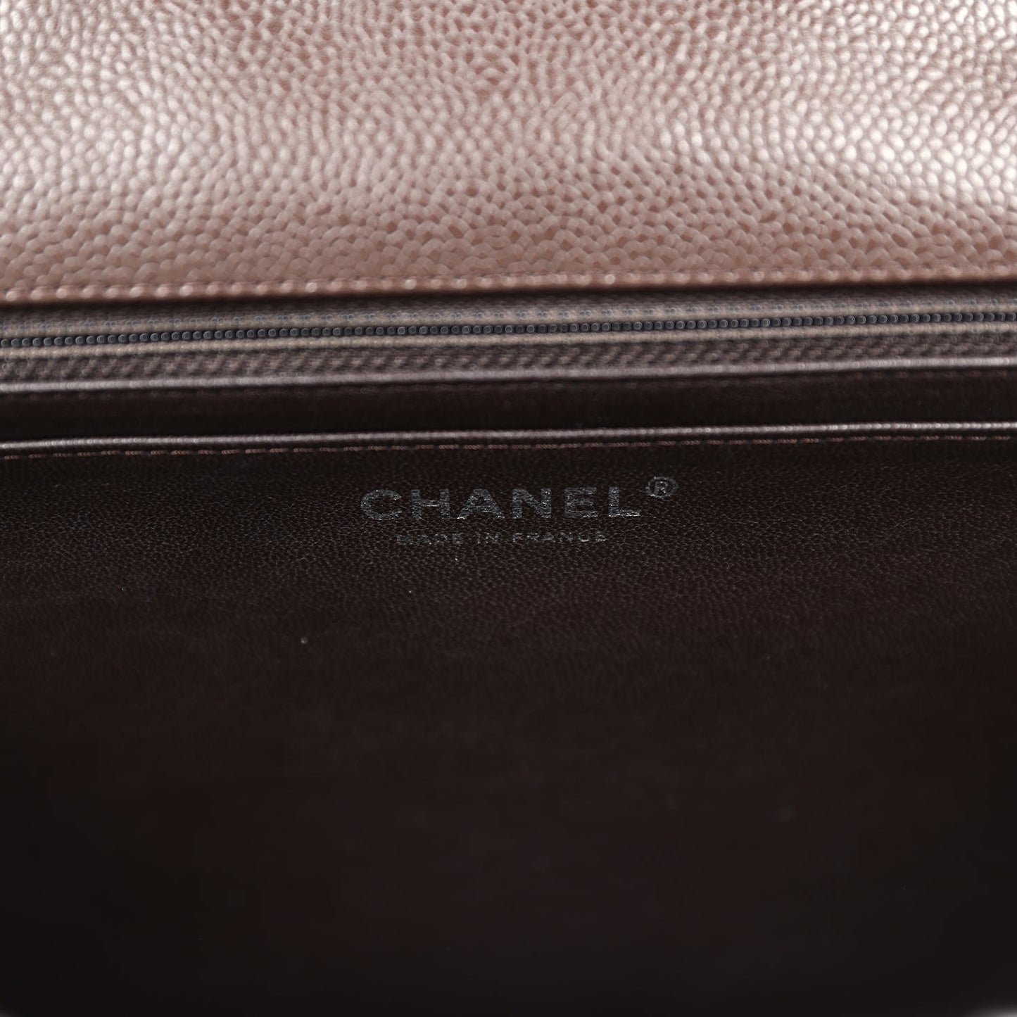 Chanel Jumbo Classic Single Flap Dark Brown Caviar Silver Hardware