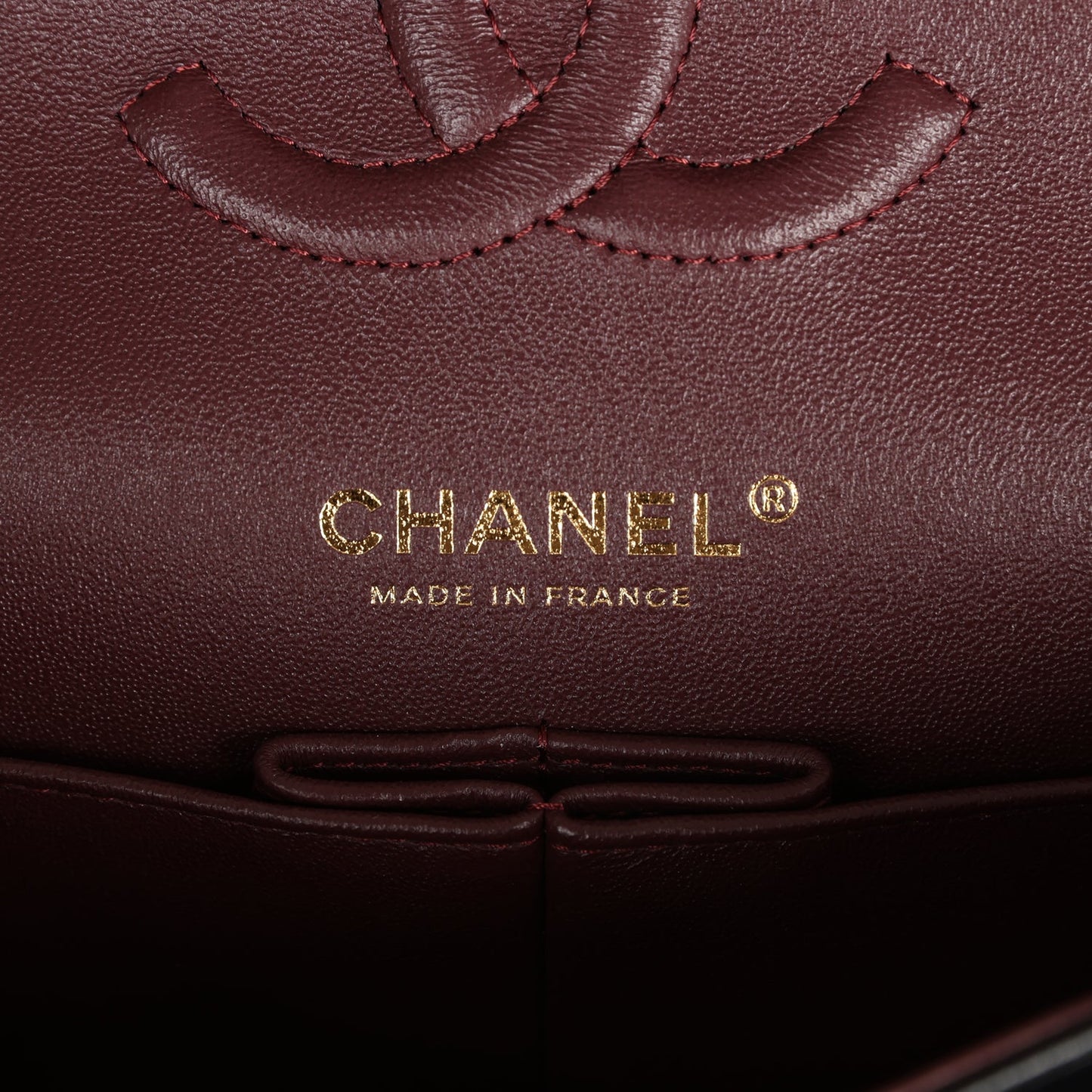 Chanel Medium Classic Double Flap Bag Black Lambskin Gold Hardware