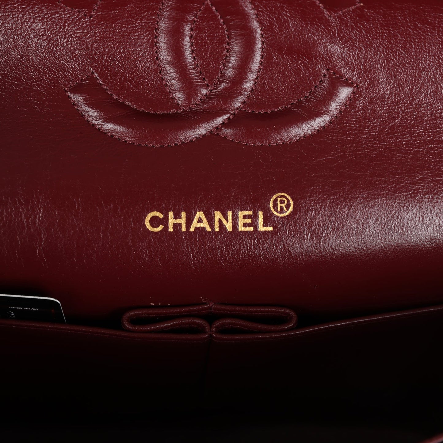Vintage Chanel Medium Classic Double Flap Black Lambskin Gold Hardware
