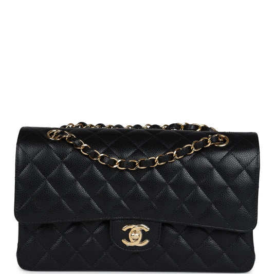 Chanel Medium Classic Double Flap Black Caviar Gold Hardware - Payment 1 for AP