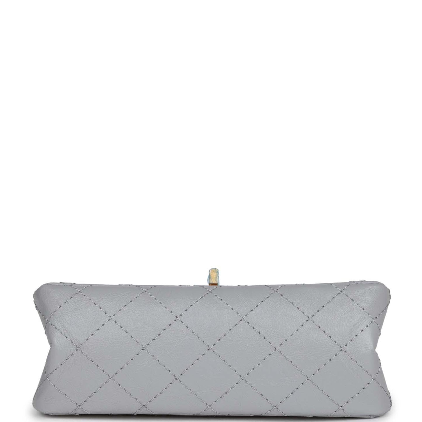 Chanel Mini Reissue 224 2.55 Flap Grey Aged Calfskin Antique Gold Hardware