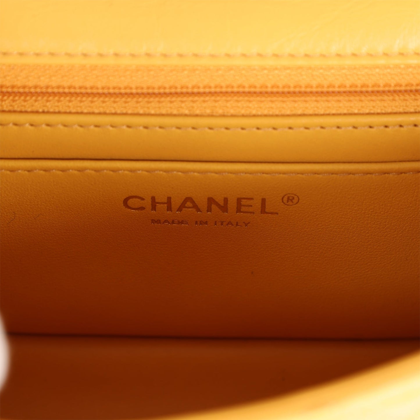 Chanel Mini Reissue 224 2.55 Flap Yellow Aged Calfskin Antique Gold Hardware