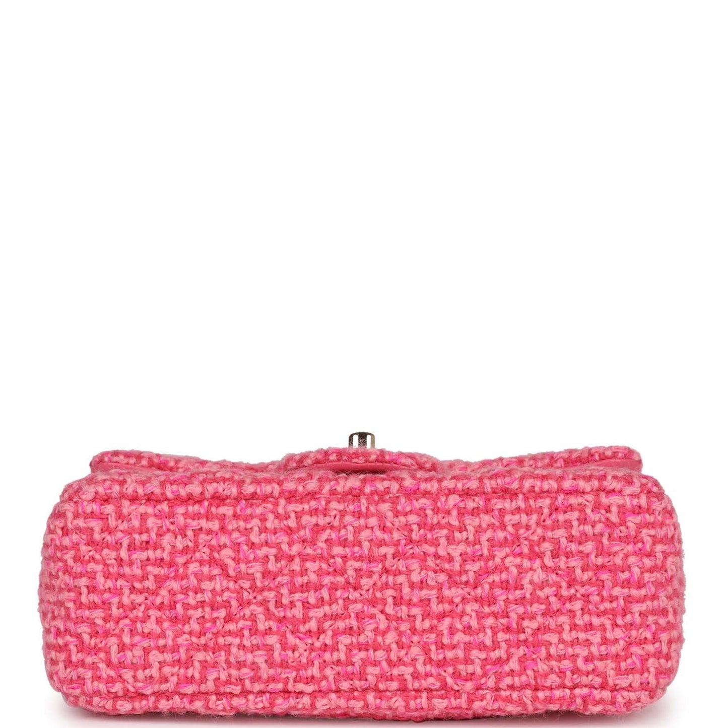 Chanel Mini Classic Rectangular Flap Bag Pink Tweed Gold Hardware
