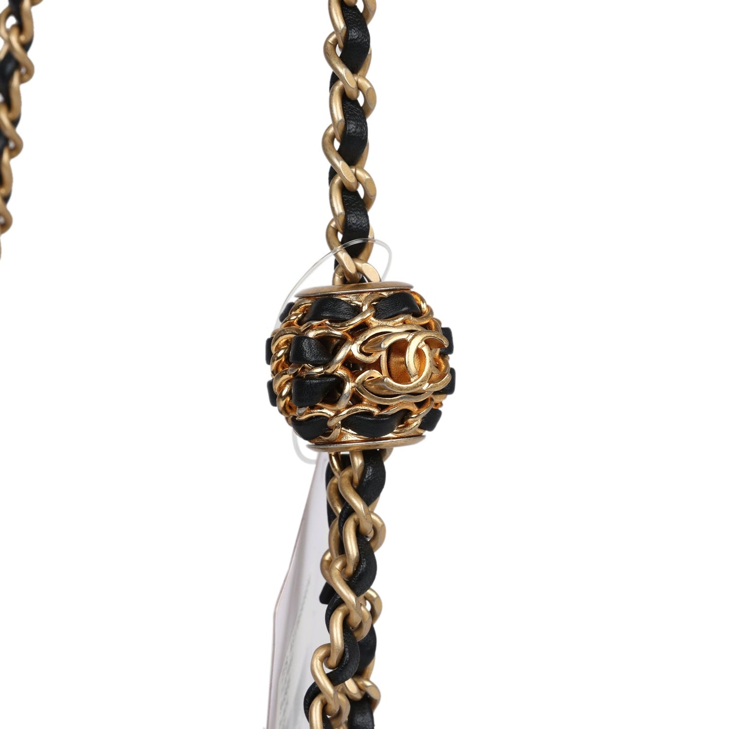 Chanel Mini Square Pearl Crush Flap Bag Black Lambskin Antique Gold Hardware