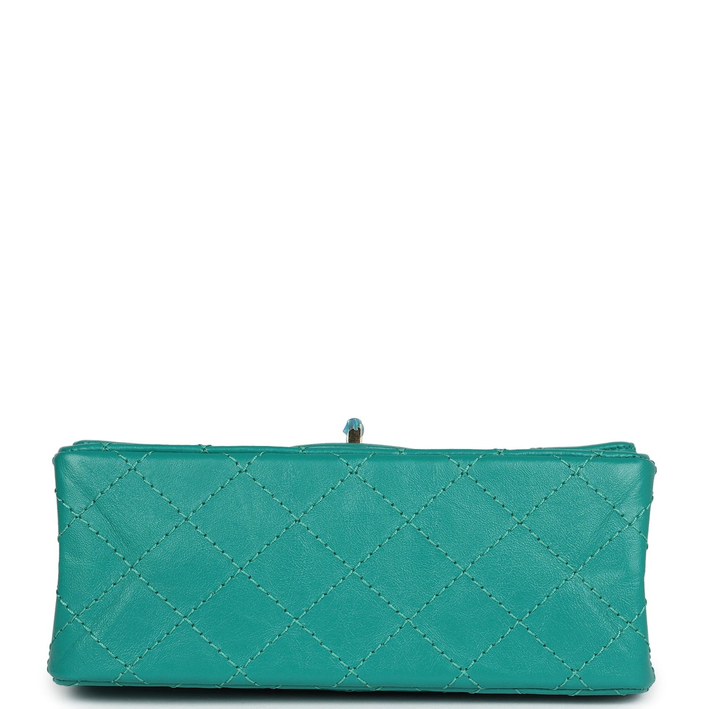 Chanel Mini Reissue 224 2.55 Flap Green Aged Calfskin Antique Gold Hardware