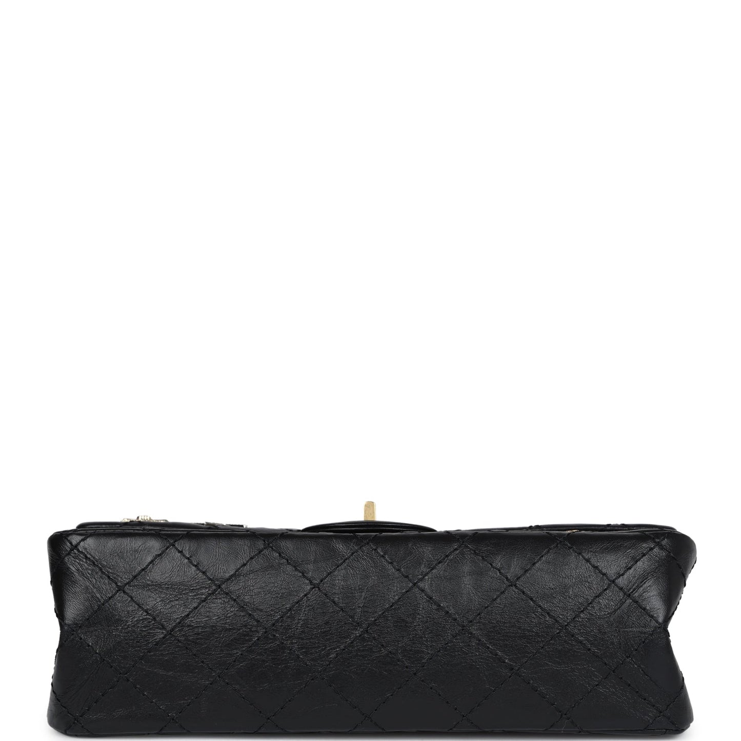 Chanel Small Reissue 225 2.55 Double Flap Lucky Charms Black Aged Calfskin Antique Gold Hardware