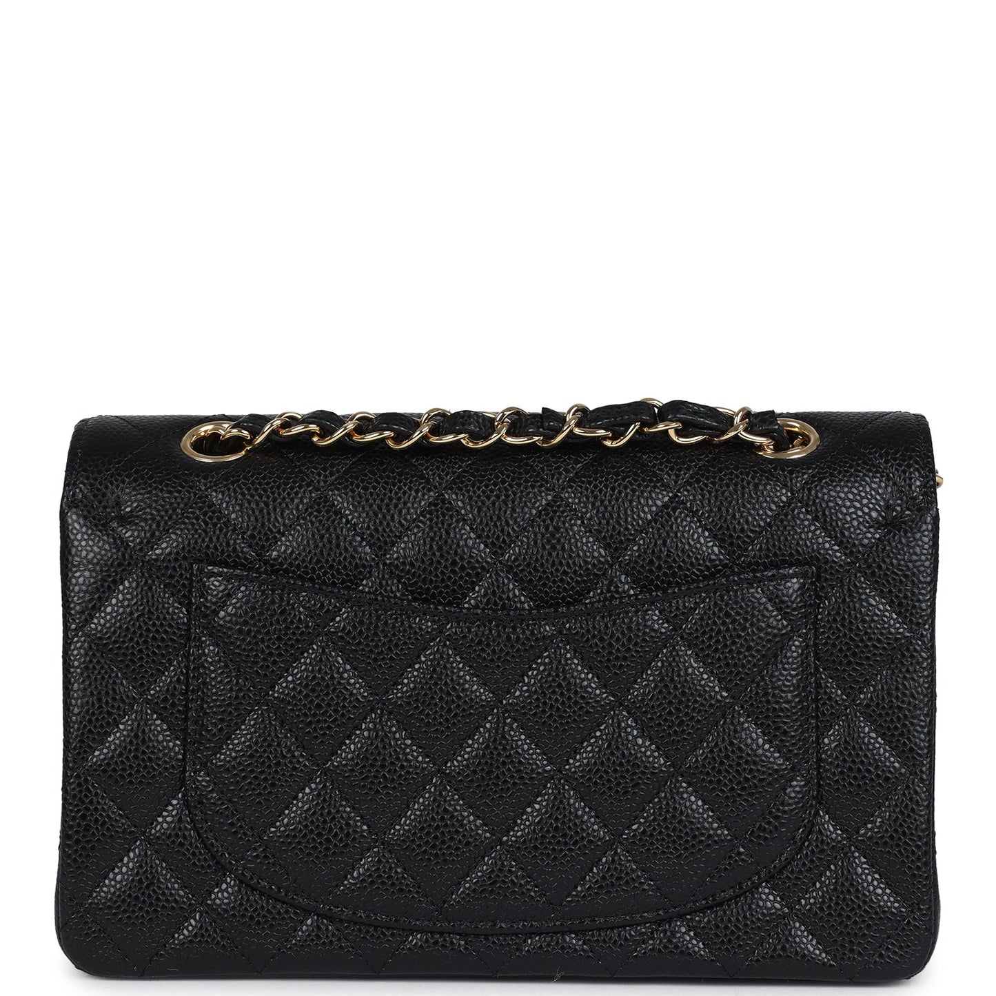 Chanel Small Classic Double Flap Bag Black Caviar Gold Hardware