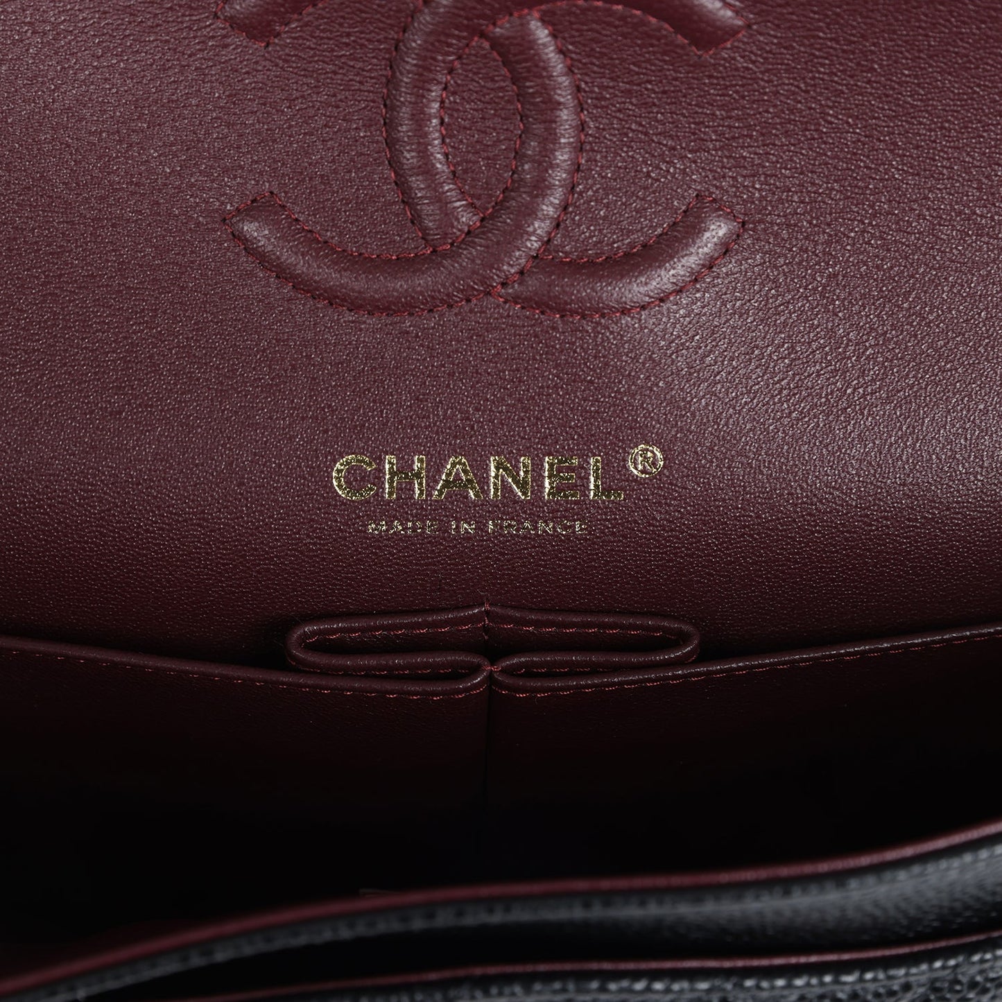 Chanel Small Classic Double Flap Bag Black Caviar Gold Hardware