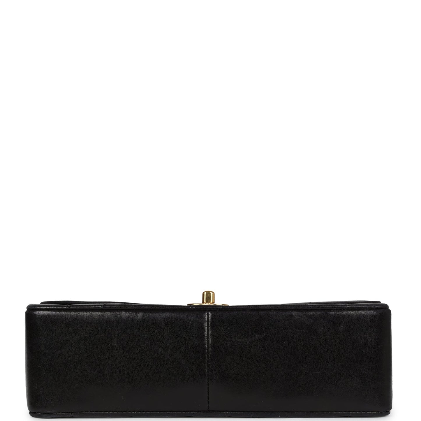 Vintage Chanel Small Diana Flap Bag Black Lambskin Gold Hardware
