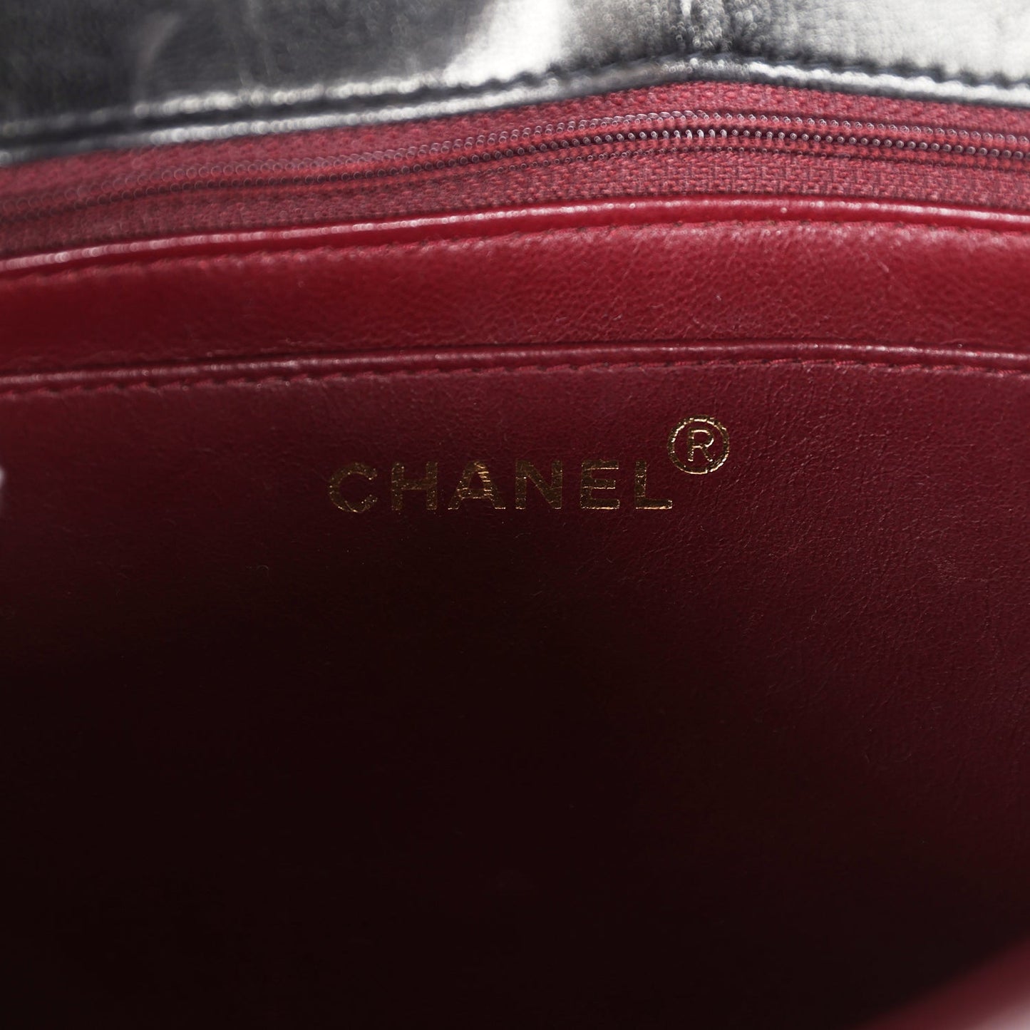 Vintage Chanel Small Diana Flap Bag Black Lambskin Gold Hardware