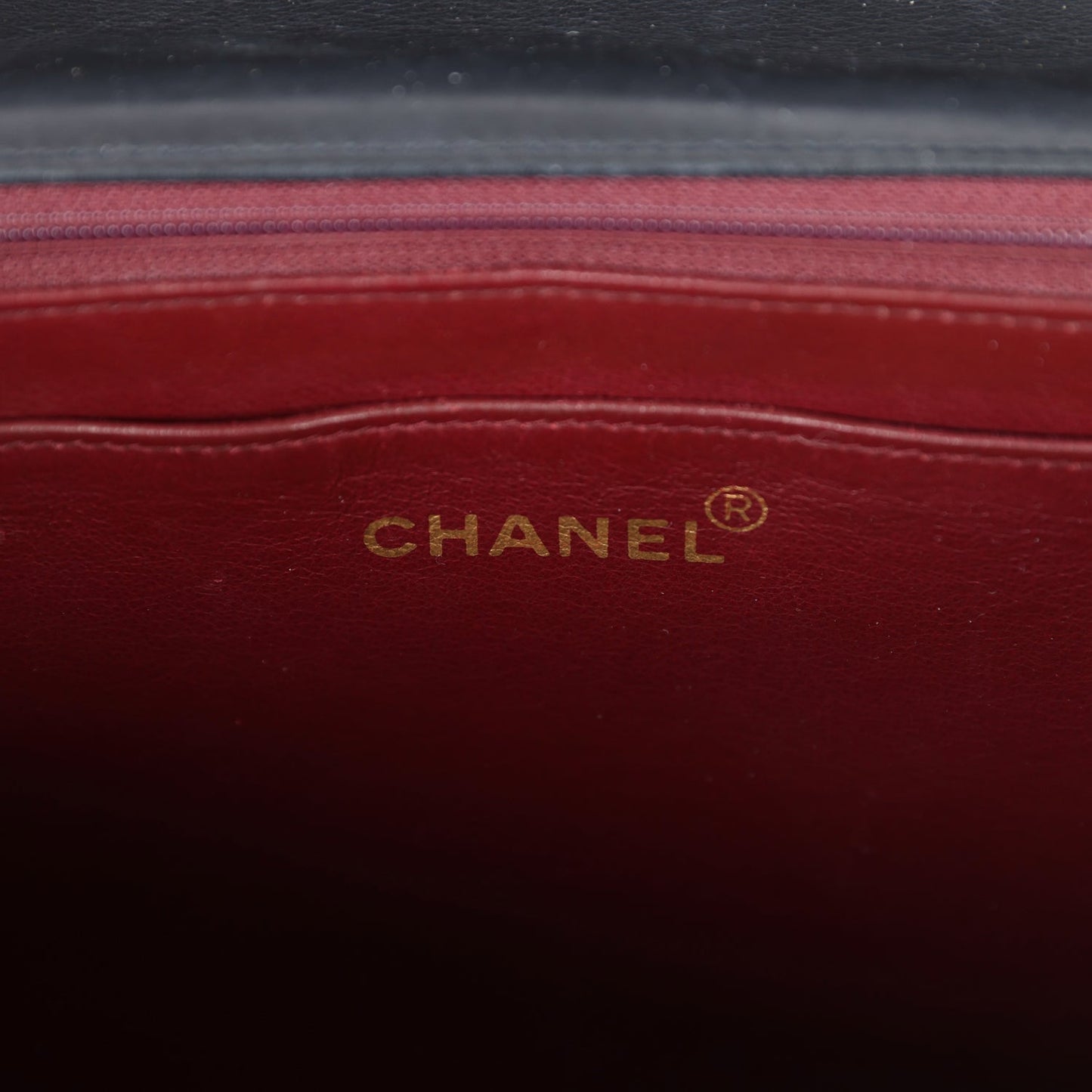 Vintage Chanel XL Jumbo Maxi Flap Bag Black Lambskin Gold Hardware