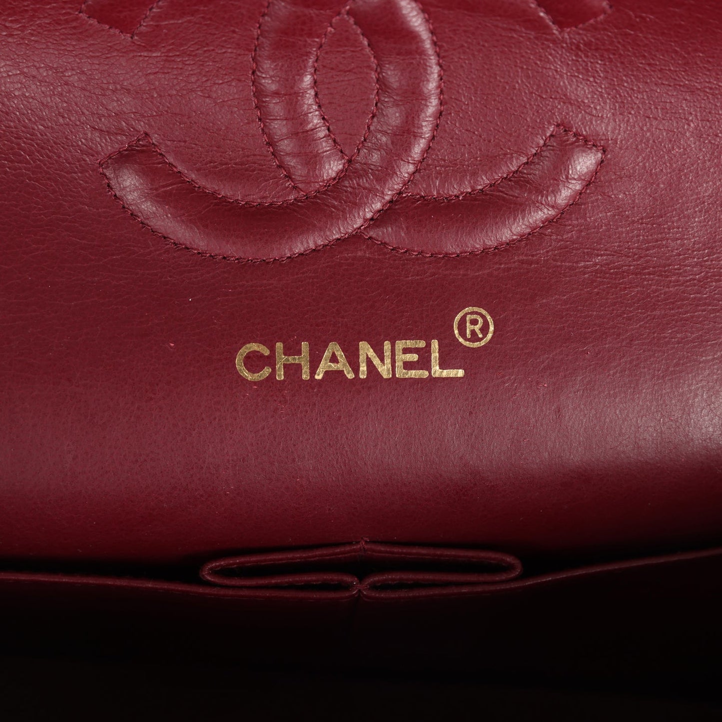 Vintage Chanel Medium Classic Double Flap Bag Black Lambskin Gold Hardware